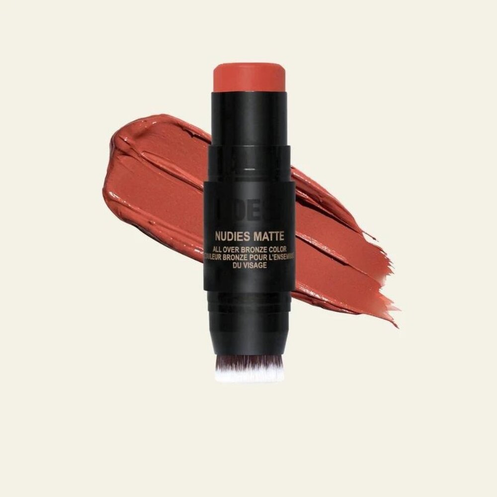 Nudestix Nudies Matte NEW in Beach Babe for Cheeks Eyes Lips .25 oz Retail $35